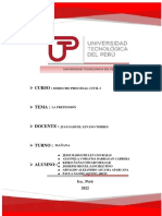 Derecho Procesal Civil I: Ica - Perú 2022