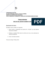 Trabajo Individual - Análisis Drecreto 78-2005