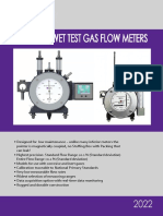 Zeal High Precision Wet Test Gas Flow Meters 2022