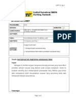 Information Sheet: Institut Kemahiran MARA Kuching, Sarawak