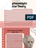 Psychoanalytic Social Theory