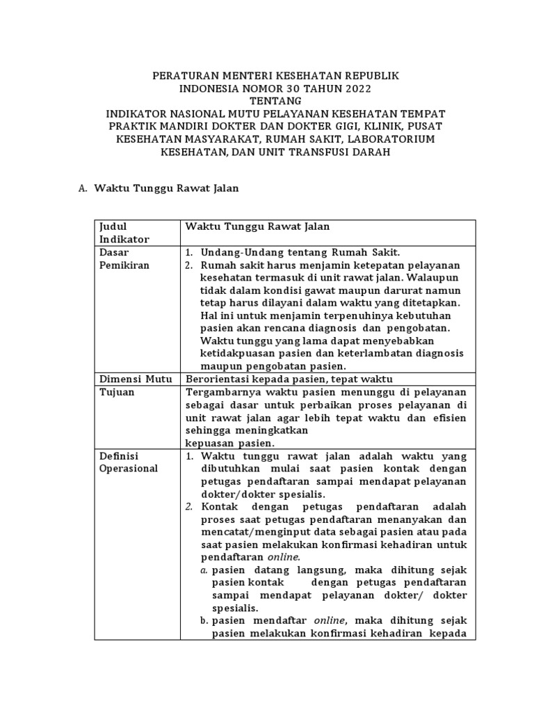 PMK No 30 Tahun 2022 Imn (Heppy) | PDF
