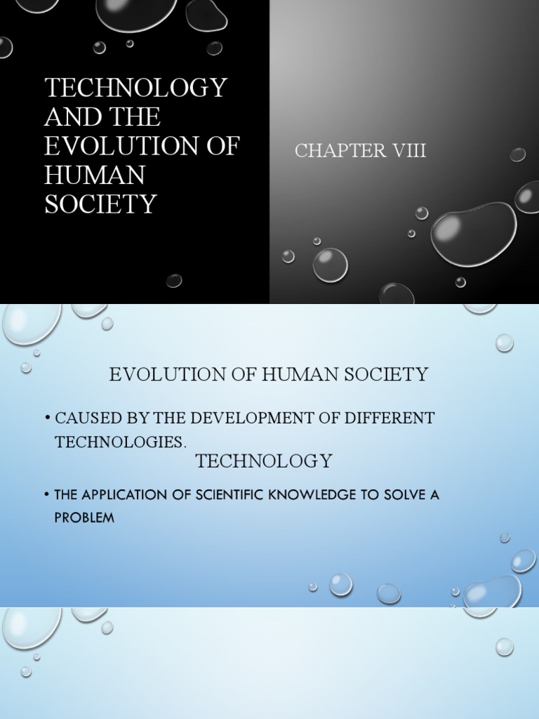 Chap 8 Tech The Evolution of Human Society | PDF | Gross Domestic ...