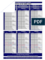 24 Abril 2023 - Calendarización de Clases PDF