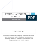 Pertemuan 07 - Perubahan Sosial Budaya