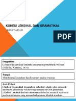 Kohesi Leksikal Dan Gramatikal