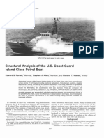 Structural Analysis of The U.S. Coast Guard Island Class Patrol Boat