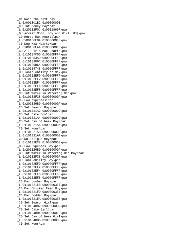 Modifications pour le jeu Modboy | PDF