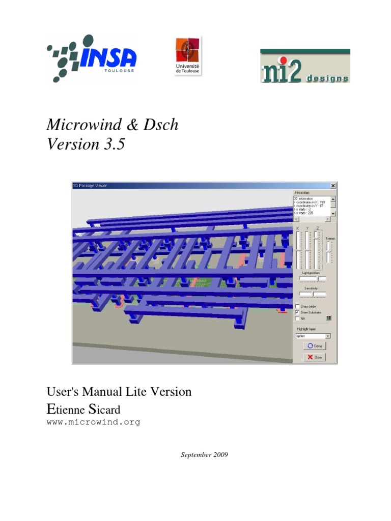 Microwind v35 | PDF | Mosfet | Field Effect Transistor