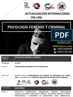Postgrado de Psicología Criminal 2021-1