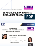 PP Alerta Isabel Claudina - Present. 27 Feb