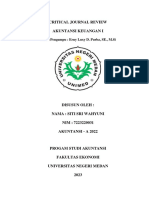 CJR Akuntansi Keuangan I Siti Sri Wahyuni (7223220031) PDF