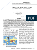 Carbonaceous nanomaterials for water pollution remediation