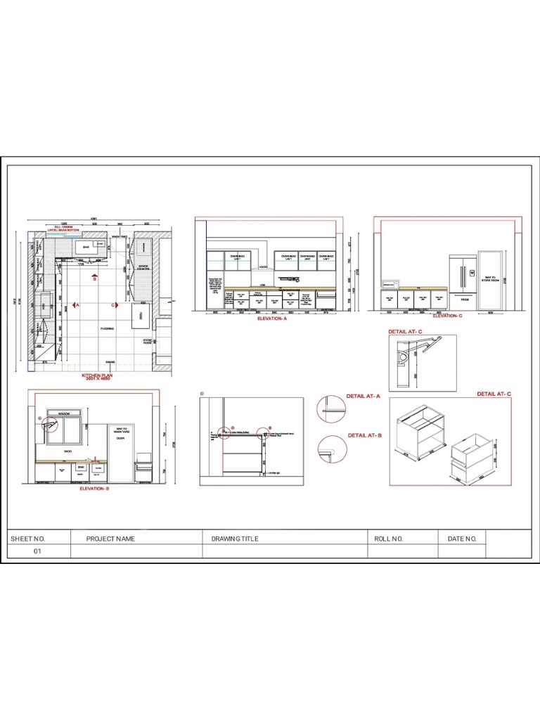 Drawing_&_BOQ_Kitchen_Set_arsilogi | PDF