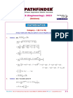 Mathematics WBJEE-2023 Solution PDF