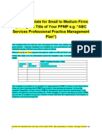 EGBC PPMP Template Small To Medium Firm V 0 0