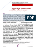 Shear Performance of RC Deep Beams Using Hybrid Fibers