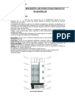 Memoria Descriptiva Estructuras - Ibett PDF