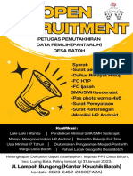 Contoh Desain Open Recruitmen