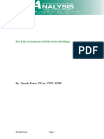 Fire Risk Assessment in Public Sector Buildings 2017