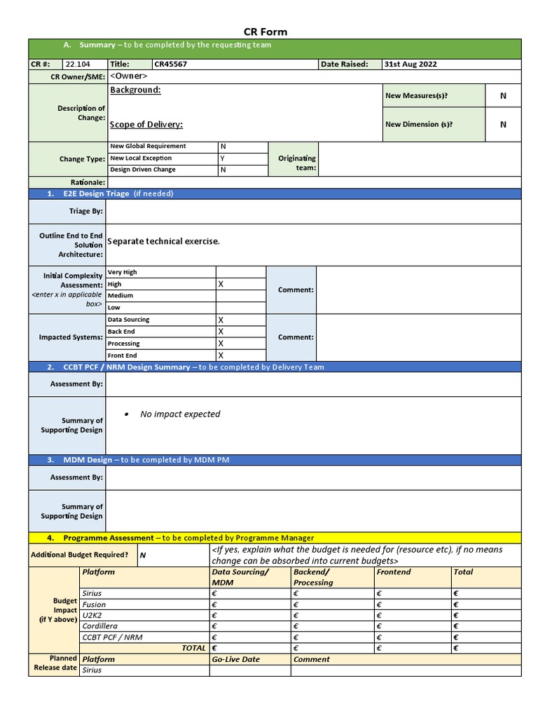 CR Template | PDF | Computing | Information Technology Management