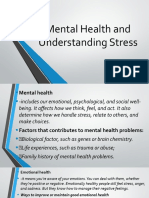Mental Health and Understanding Stress