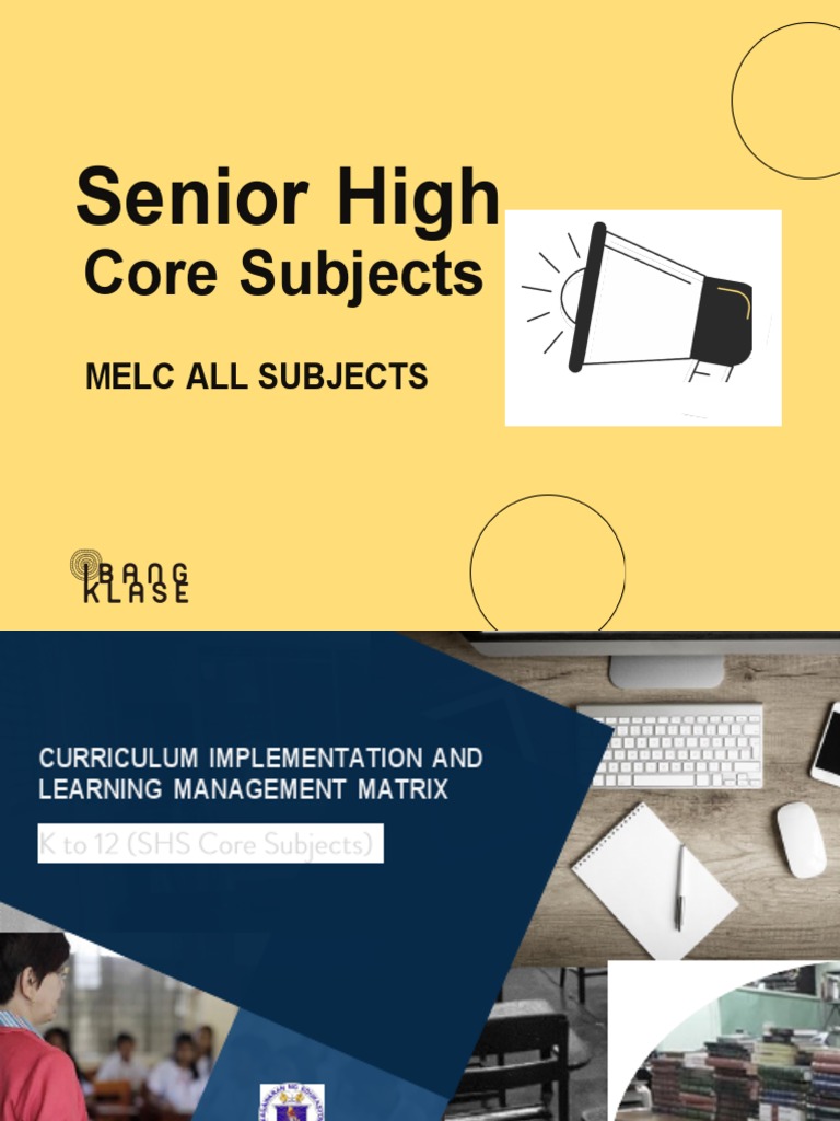 Core Subjects Synonyms