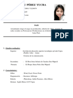 CV Yajaira PDF