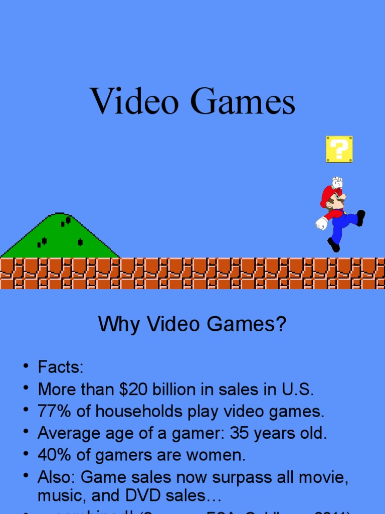 Video Games PDF Video Games Mario