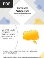 CA - L1 - Number Systems and Conversions