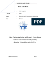 VLSI 7th Sem Lab Manual PDF