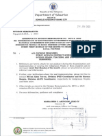 2023-Dm No. 089- Addendum to Dm No. 073 s 2023 Re Dissemination of Encouraging Government Employees of the National Government Situated in Davao City to Wear an Indigenous People or Moro Inspired Attire or Accessory Every First Monday