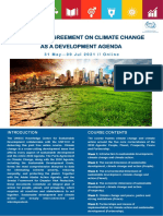 The Paris Agreement On Climate Change - 2021