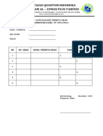 Daftar Peserta Ujian