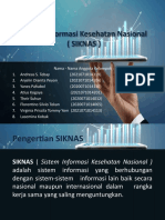 SIKNAS Sistem Informasi Kesehatan Nasional