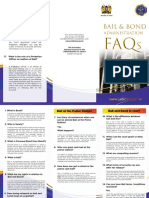 FAQs Bail and Bond Brochure