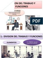 Division Del Trabajo y Funciones