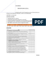 Medición desempeño docente