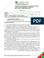 Subiect Comper Romana EtapaN 2021 2022 clasaIV PDF