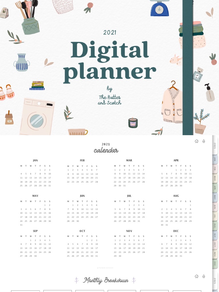 Digital Planner 2021 by The Butter and Scotch PDF PDF