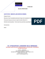 MESIN FILLING SEMI OTOMATIS KAPASITAS 20 Ton Per Hari PDF