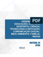 EBEJI Ordem Social Educacao Cultura Desporto Ciencia Tecnologia e Inovacao Comunicacao Social Meio Ambiente Familia Indios 14022023