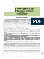 Revisão para concurso da AGU: análise de jurisprudência do STF