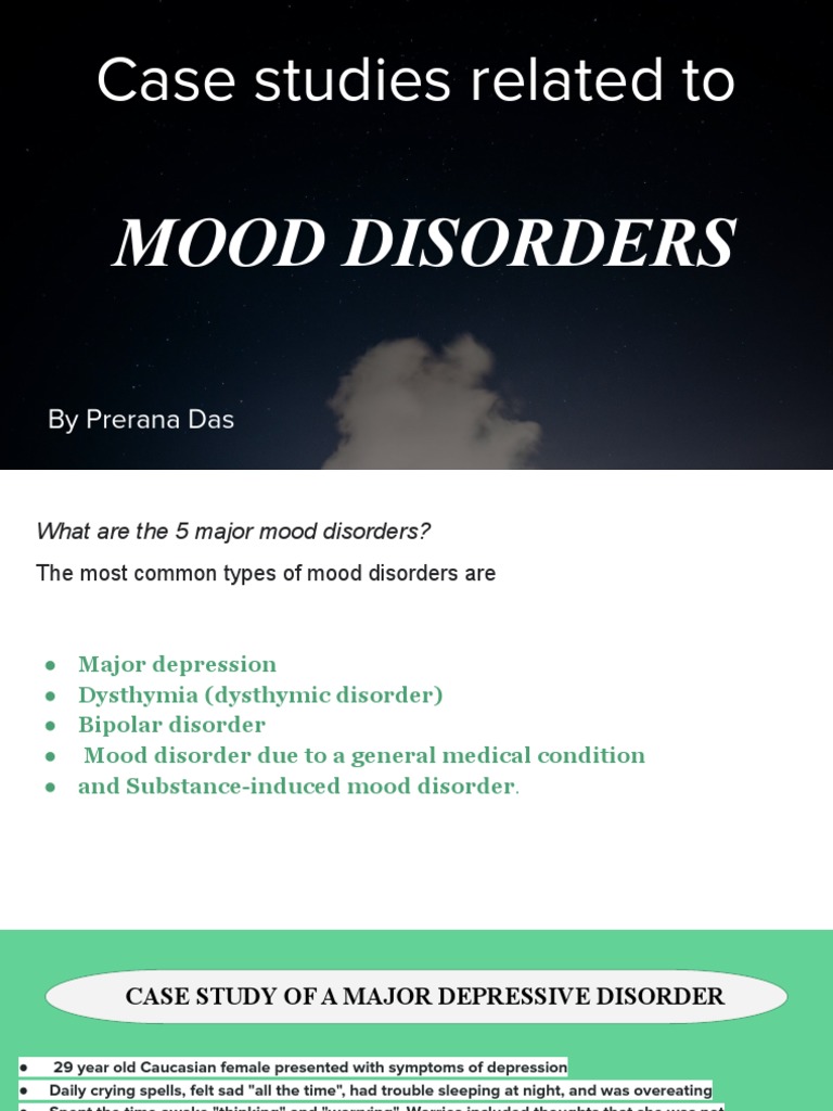 Case Studies on Mood Disorders | PDF