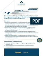 We Are Hiring Supervisor PDF