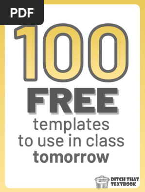 100 FREE templates to use in class tomorrow