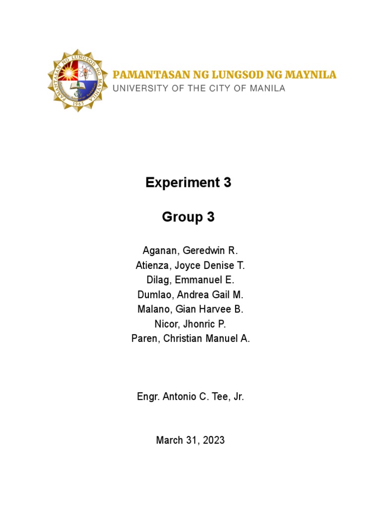 Experiment 3 Circuits 2 1 Pdf Electrical Network Voltage