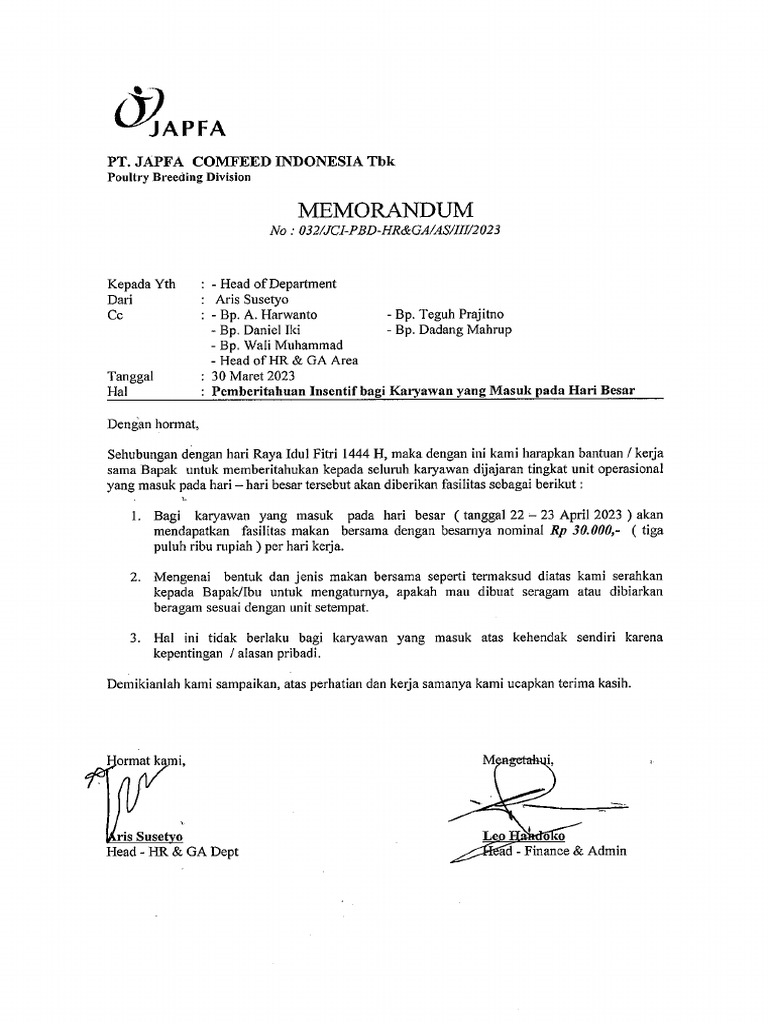 Memo insentif id 2023 unit pdf
