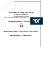 Dossier Candidature 2023-2024