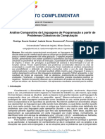 Análise comparativa de linguagens de programação